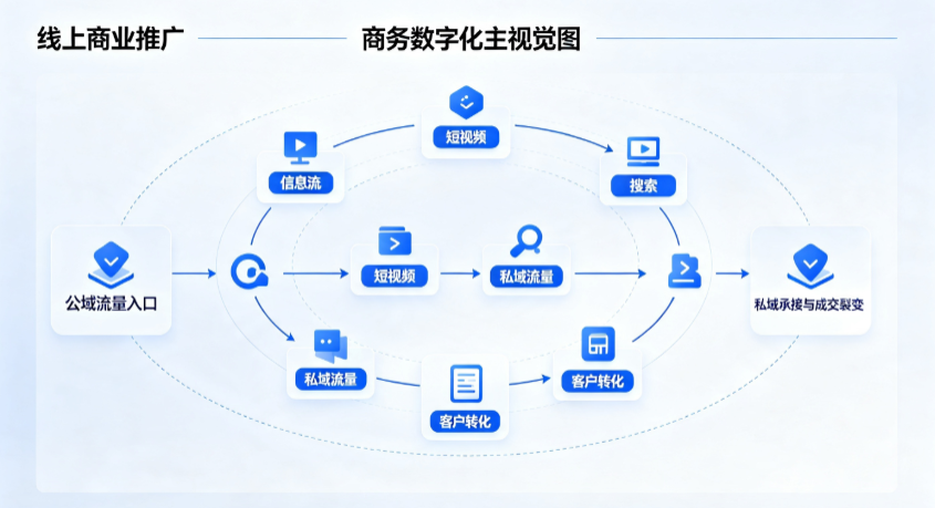 涧西区线上商业推广怎么做？全域流量闭环搭建与低成本转化实战指南
